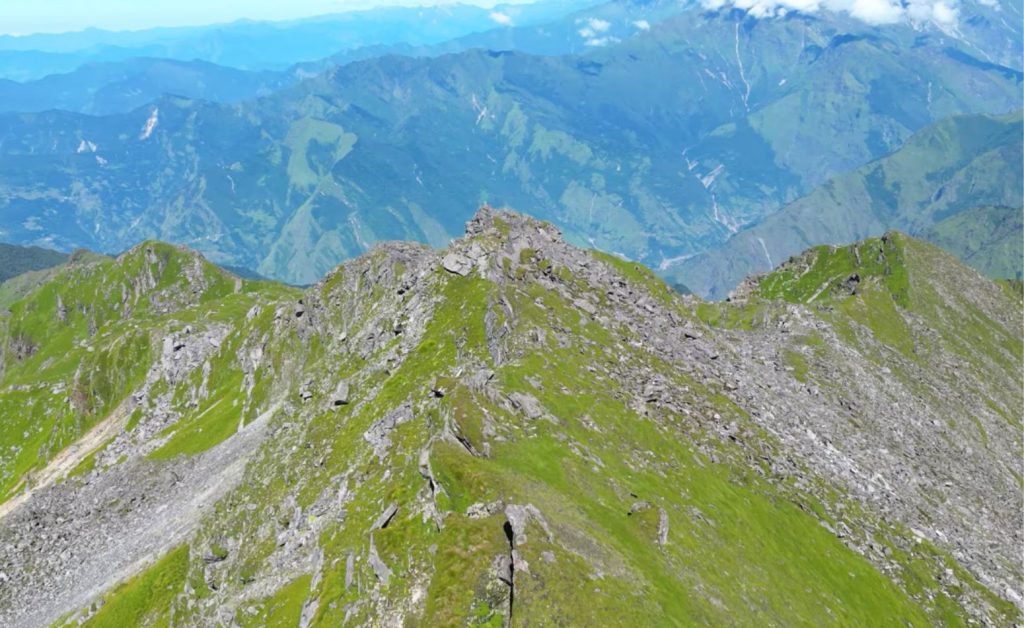 mountains from khopra danda
