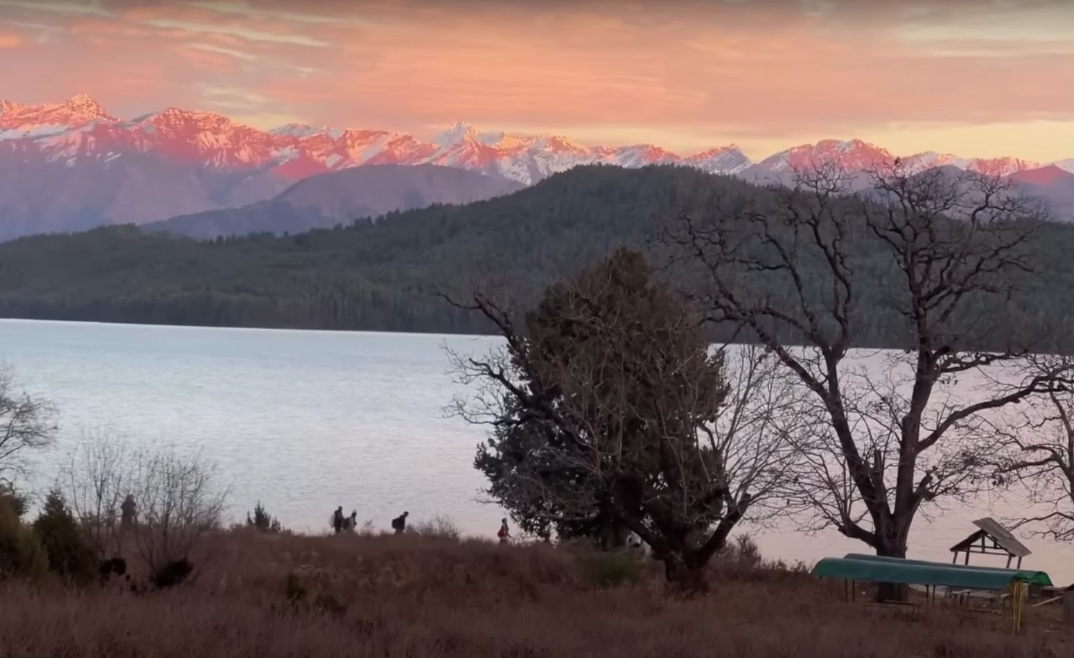 rara lake in evening